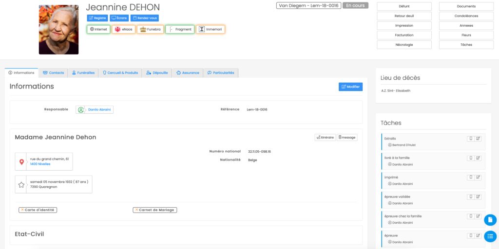 Funeral Manager - demo